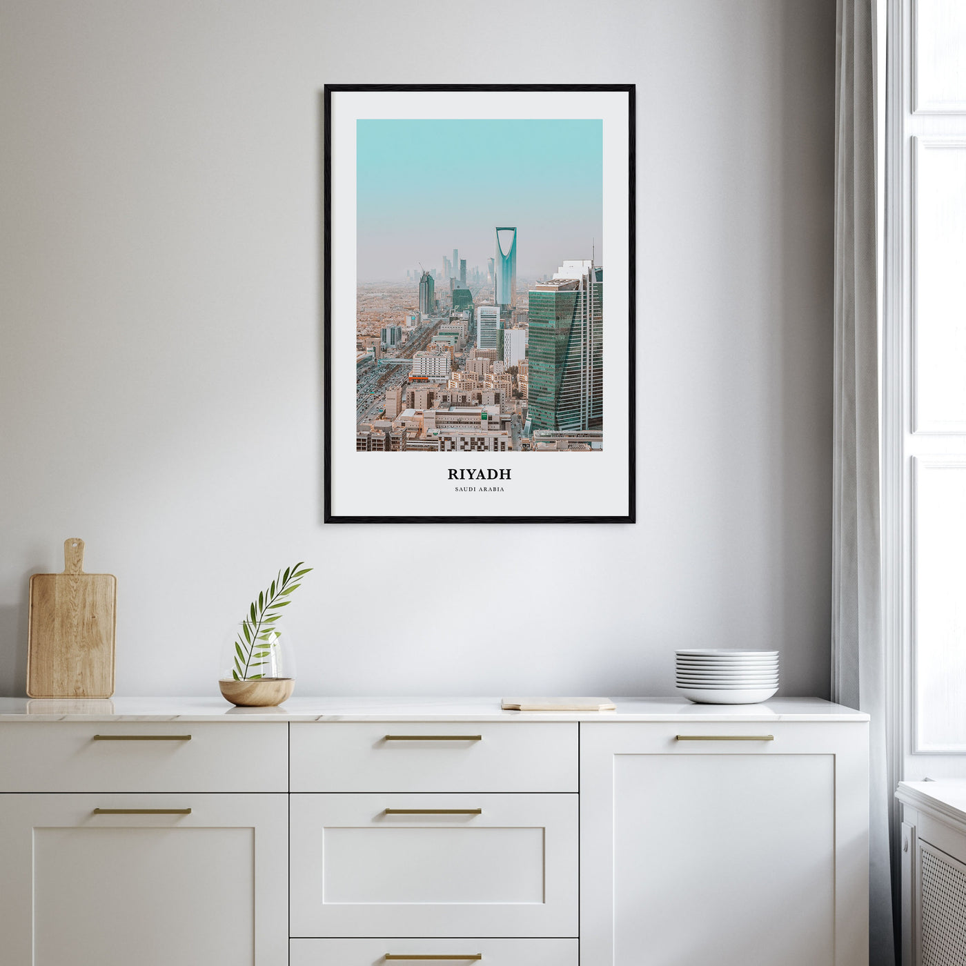 Riyadh Portrait Color Poster