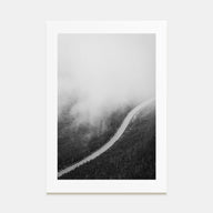 Road Photo B&W No 1 Poster