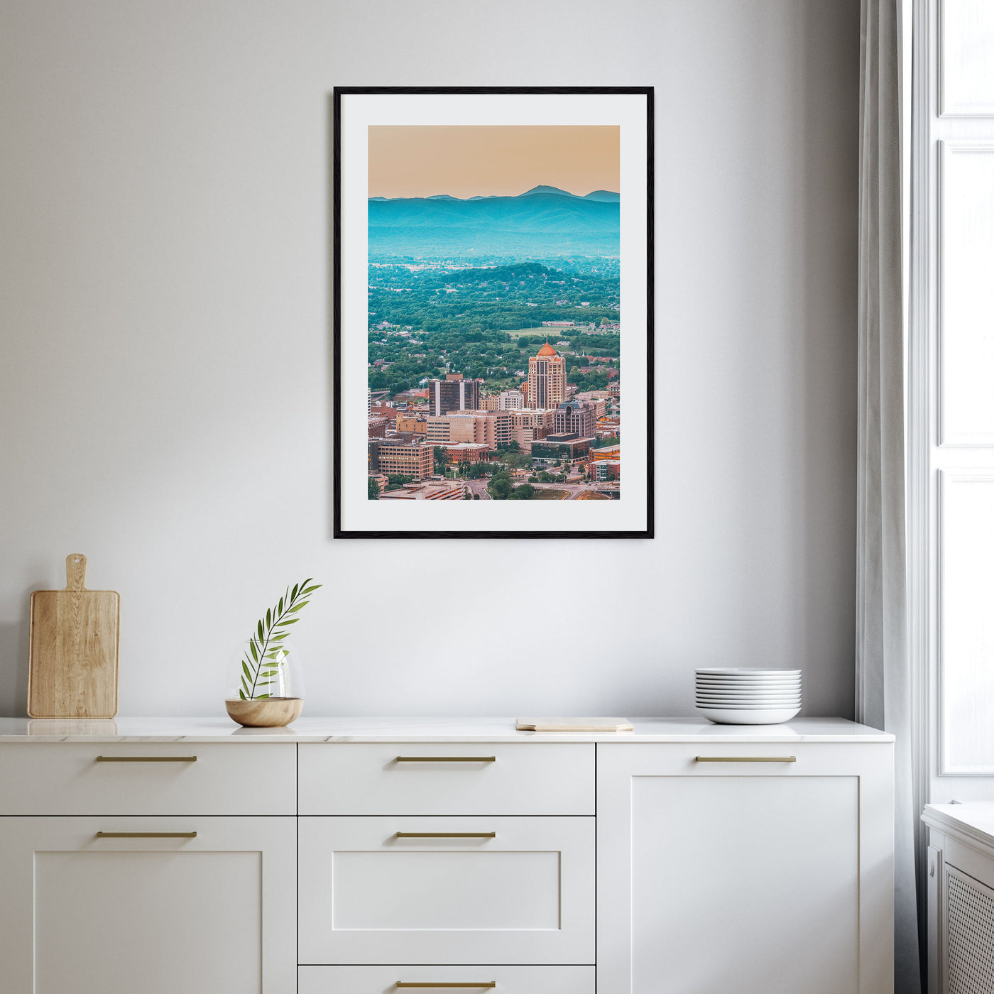 Roanoke Photo Color Poster