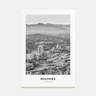 Roanoke Portrait B&W No 2 Poster