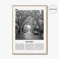 Roanoke Print Black and White No 2, Roanoke Wall Art, Roanoke Poster, Roanoke Photo, Roanoke Wall Décor, Virginia, USA, United States