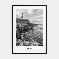 Robe Portrait B&W Poster