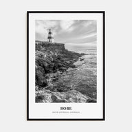 Robe Portrait B&W Poster