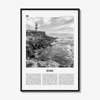 Robe Print Black and White, Robe Wall Art, Robe Poster, Robe Photo, Robe Wall Décor, South Australia, Australia