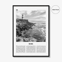 Robe Print Black and White, Robe Wall Art, Robe Poster, Robe Photo, Robe Wall Décor, South Australia, Australia