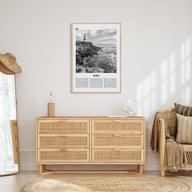 Robe Travel B&W Poster