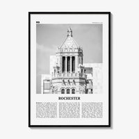 Rochester Print Black and White Minnesota, Rochester Wall Art, Rochester Poster, Rochester Photo, Rochester Wall Décor, USA, United States