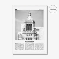 Rochester Print Black and White Minnesota, Rochester Wall Art, Rochester Poster, Rochester Photo, Rochester Wall Décor, USA, United States