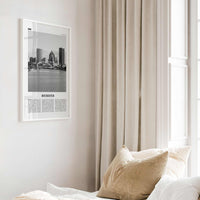 Rochester Print Black and White New York, Rochester Wall Art, Rochester Poster, Rochester Photo, USA, United States, North America