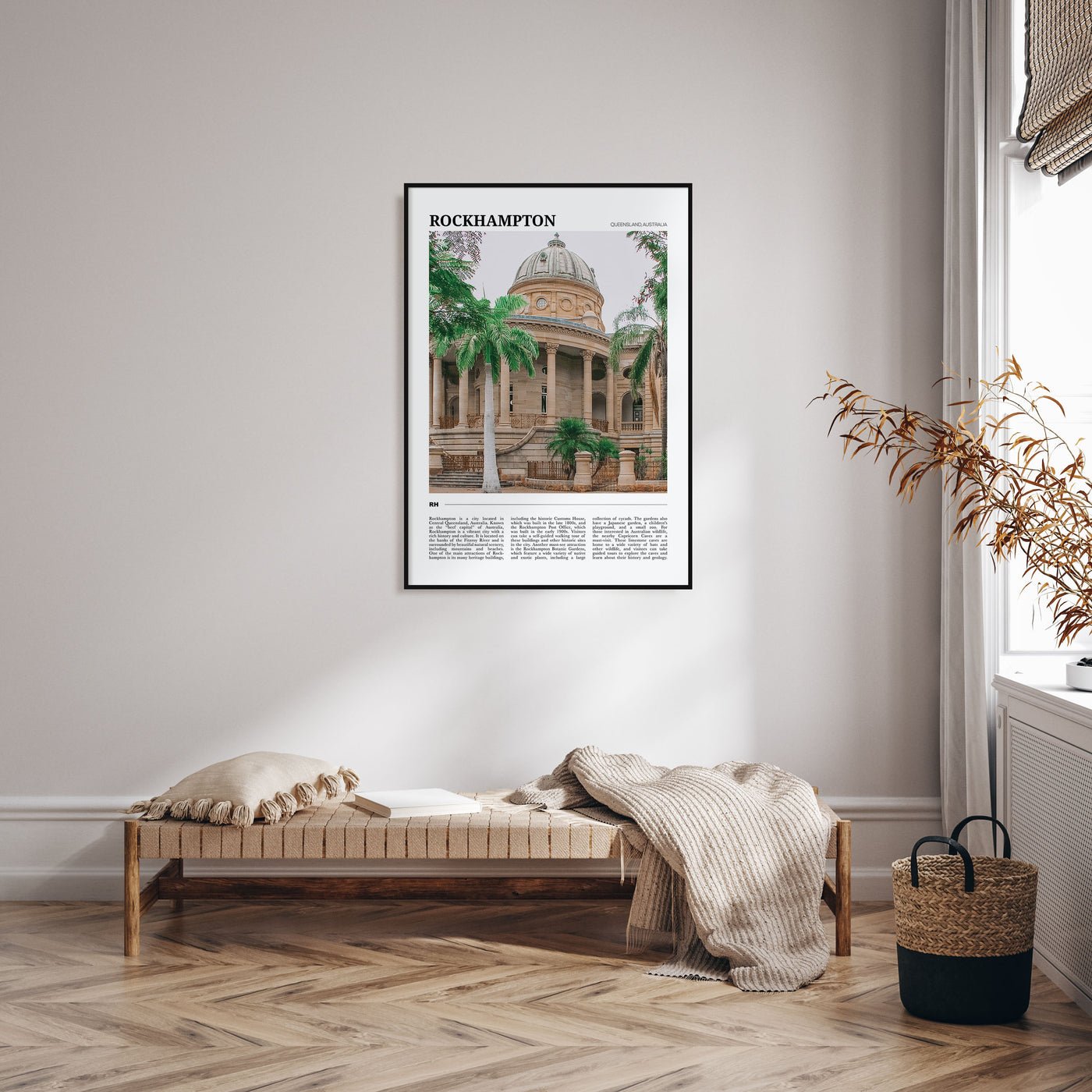 Rockhampton Travel Color Poster
