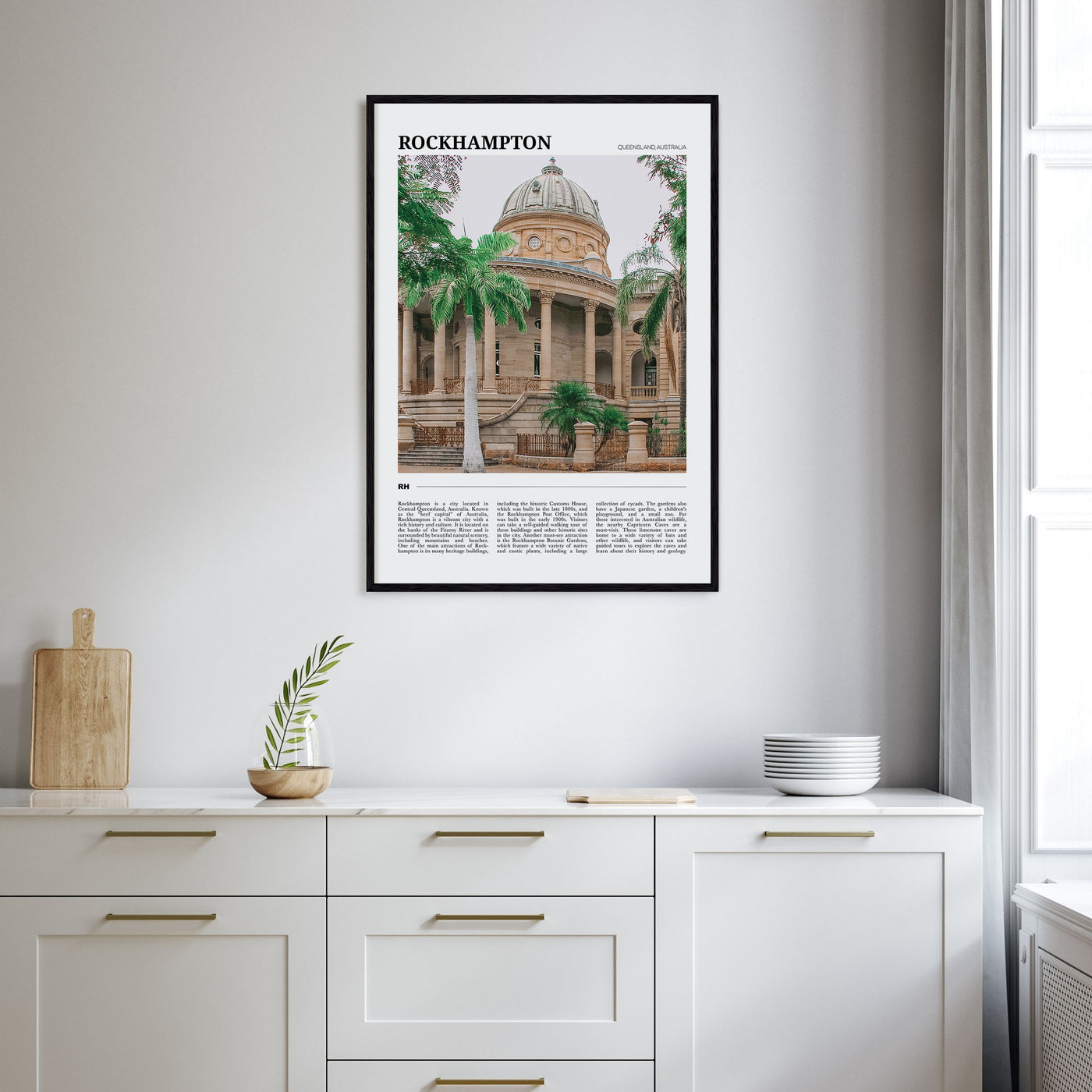 Rockhampton Travel Color Poster