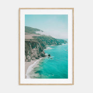 Rocky Coast Photo Color Poster