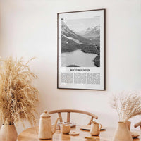 Rocky Mountain Print Black and White United States, Rocky Mountain Wall Art, Rocky Mountain Poster, Rocky Mountain Photo, United States