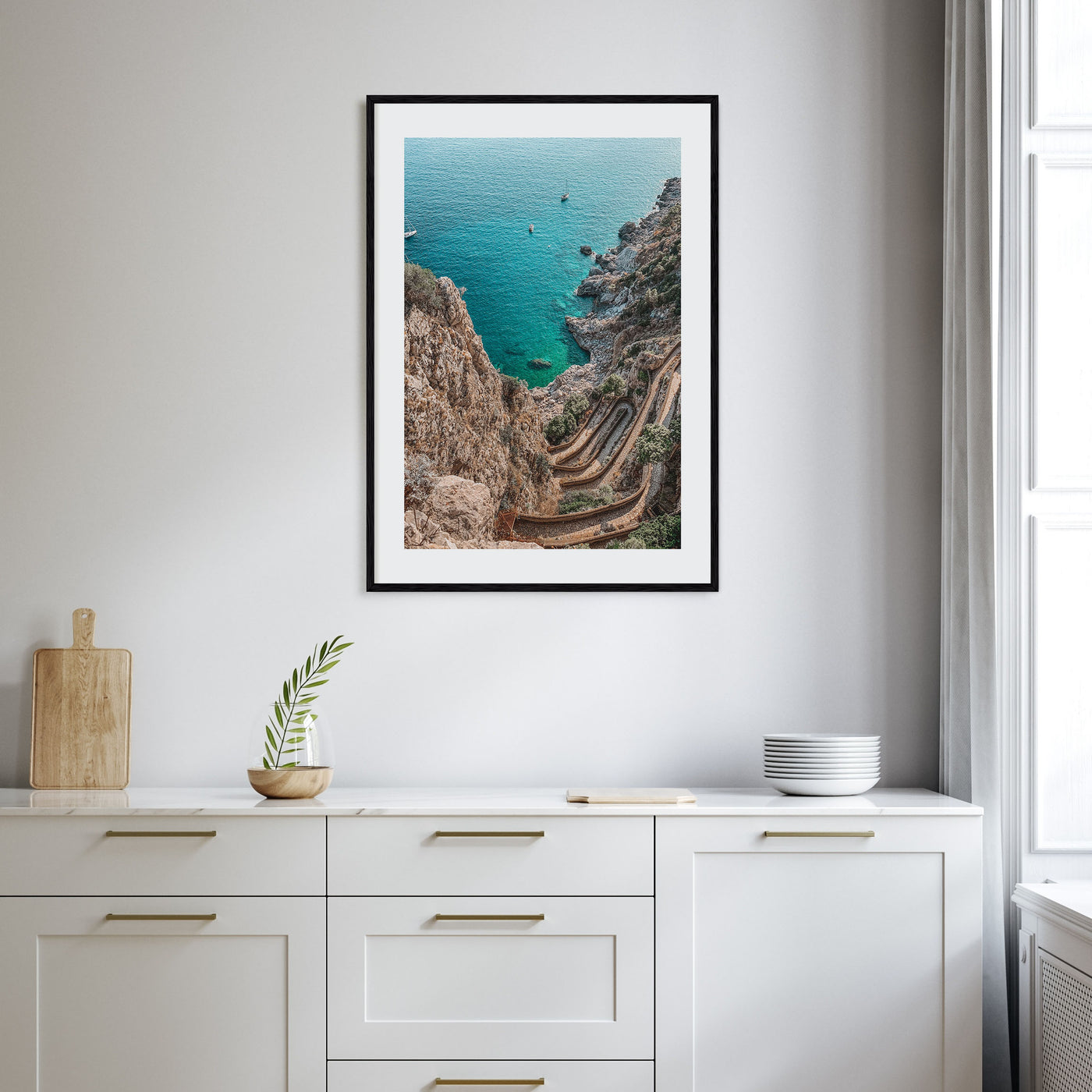 Rocky Road to the Sea Photo Color Poster