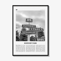 Rohnert Park Print Black and White, Rohnert Park Wall Art, Rohnert Park Poster, Rohnert Park Photo, Rohnert Park Wall Décor, California, USA
