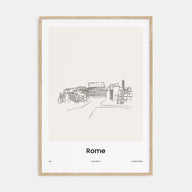 Rome Drawn No 1 Poster
