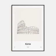 Rome Drawn No 2 Poster