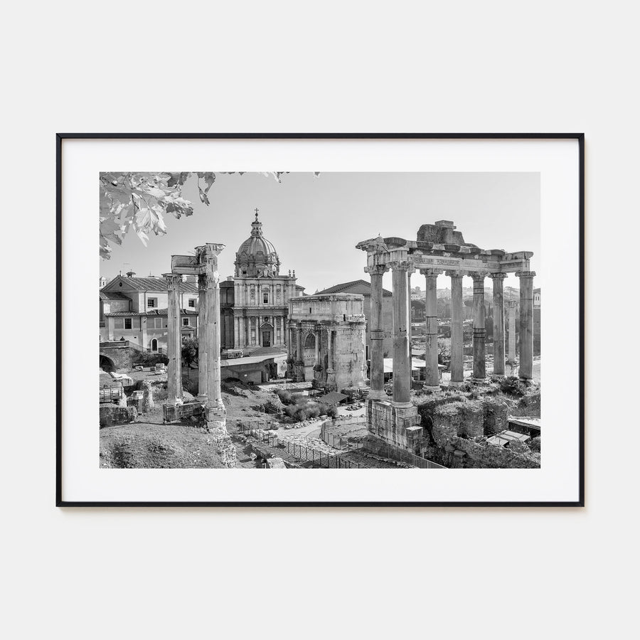 Rome Landscape B&W No 1 Poster