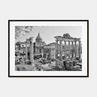 Rome Landscape B&W No 1 Poster