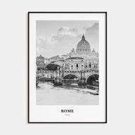 Rome Portrait B&W No 1 Poster