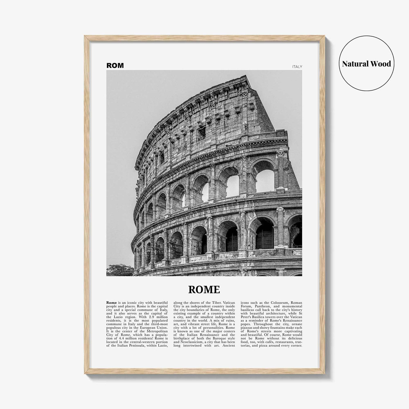 Rome Print Black and White No 2, Rome Wall Art, Rome Poster, Rome Photo, Rome Wall Decor, Italy, Roma, Italia, Lazio, Europe