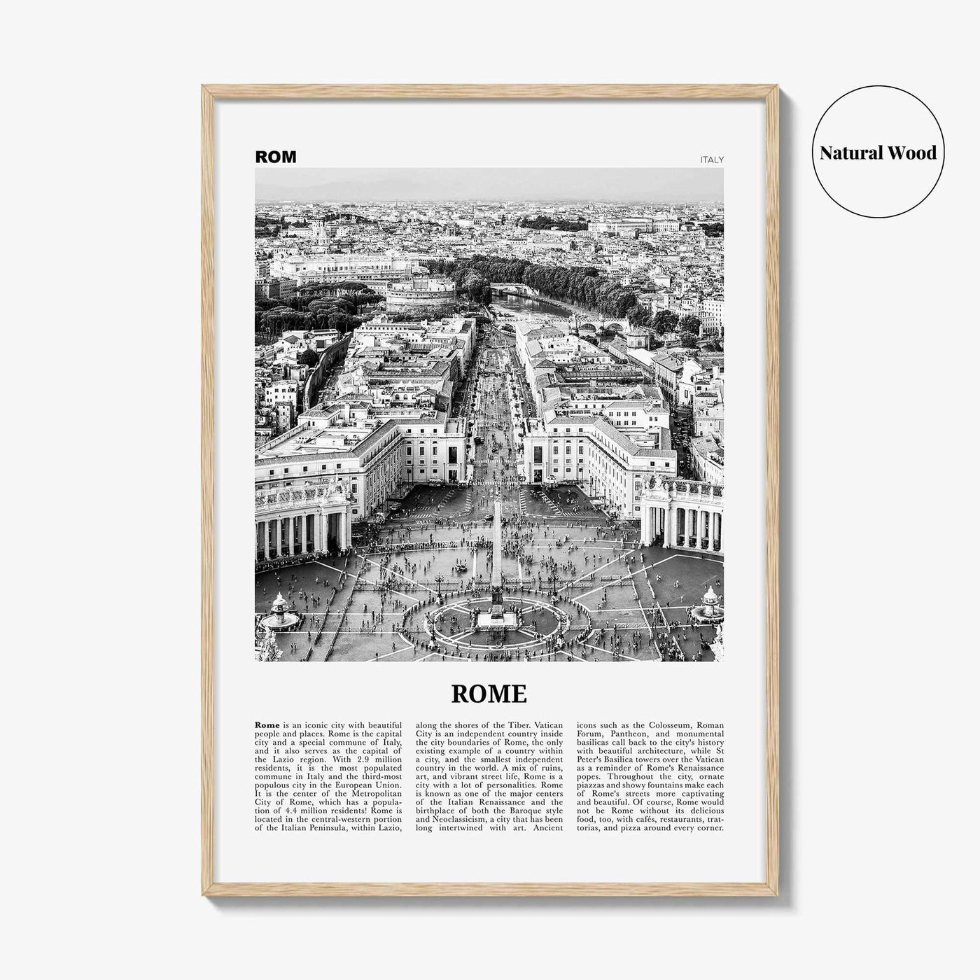 Rome Print Black and White No 3, Rome Wall Art, Rome Poster, Rome Photo, Rome Wall Decor, Italy, Roma, Italia, Lazio, Europe