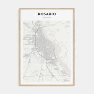 Rosario Map Portrait Poster