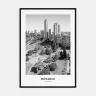 Rosario Portrait B&W No 2 Poster