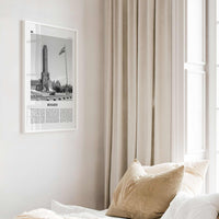 Rosario Print Black and White No 2, Rosario Wall Art, Rosario Poster, Rosario Photo, Rosario Wall Décor, Rosario Map, Argentina