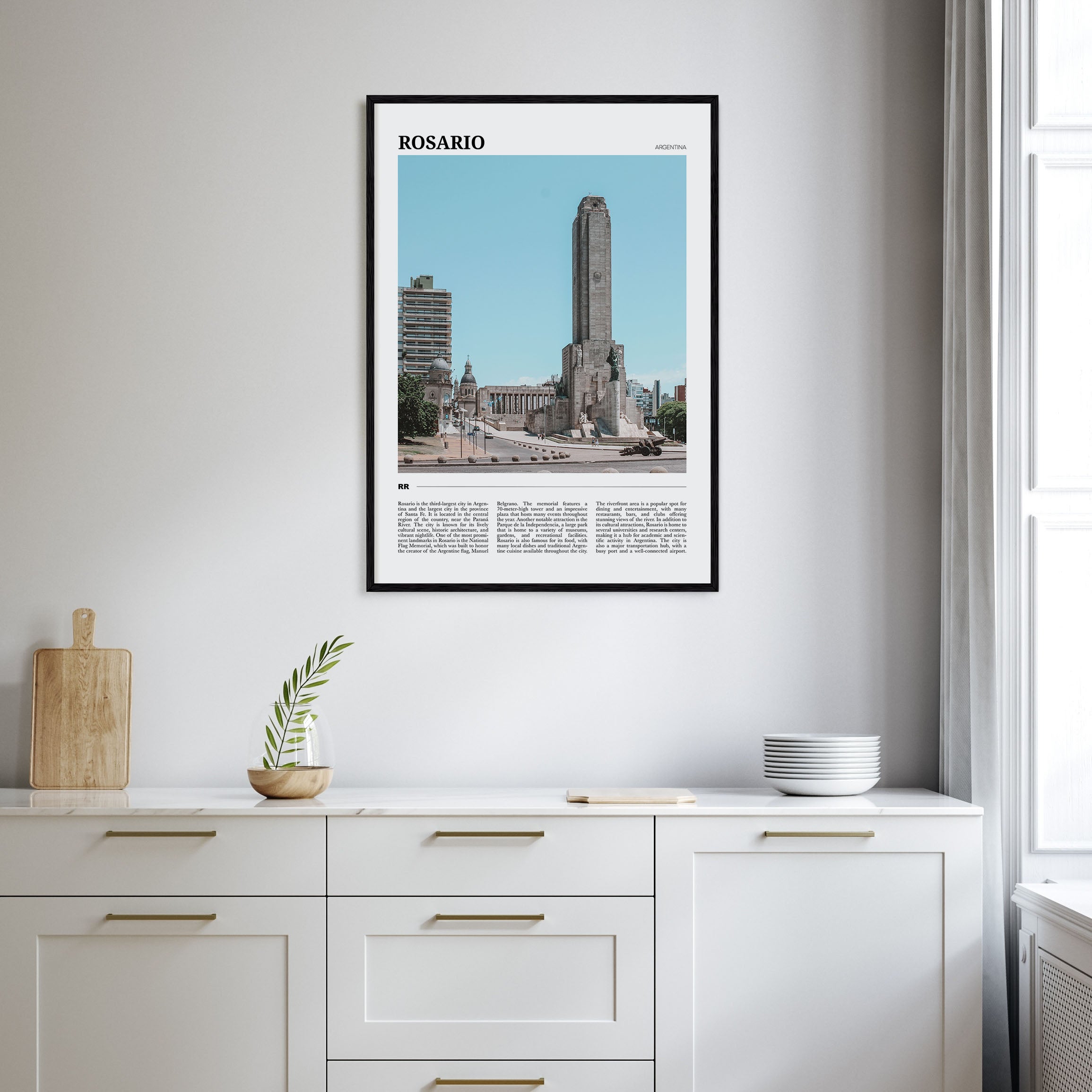 Rosario Travel Color Poster