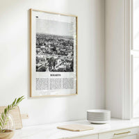 Rosarito Print Black and White, Rosarito Wall Art, Rosarito Poster, Rosarito Photo, Rosarito Wall Décor, Rosarito Map, Mexico