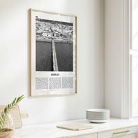 Roseau Print Black and White, Roseau Wall Art, Roseau Poster, Roseau Photo, Roseau Wall Décor, Dominica, Caribbean