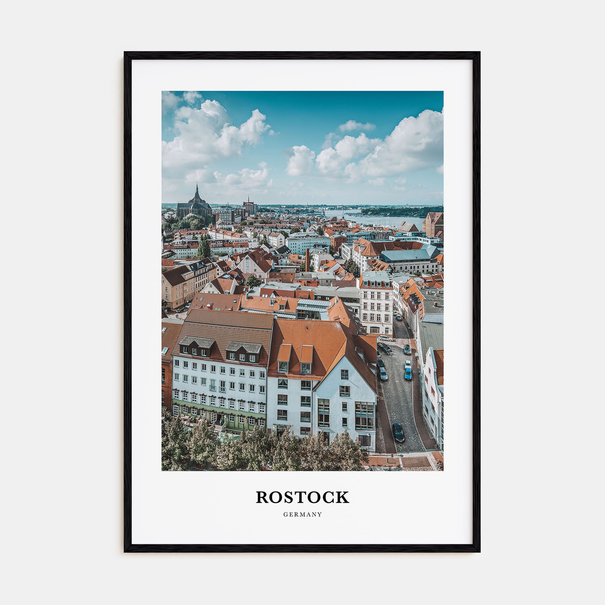 Rostock Portrait Color Poster