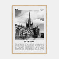 Rotherham Travel B&W Poster