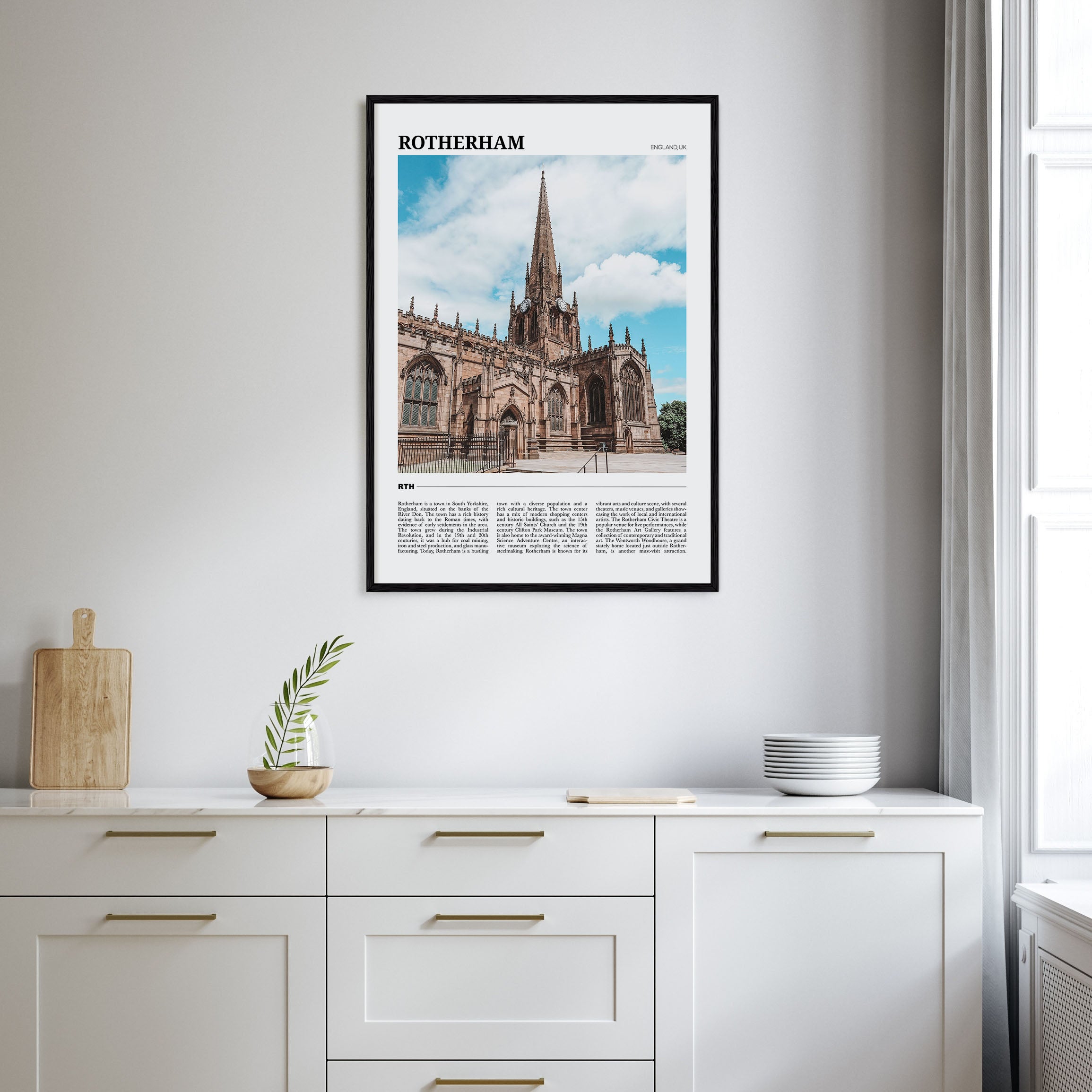 Rotherham Travel Color Poster