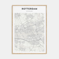 Rotterdam Map Portrait Poster