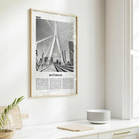 Rotterdam Print Black and White No 1, Rotterdam Wall Art, Rotterdam Poster, Rotterdam Photo, Netherlands, Nederland, Holland, Europe