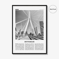 Rotterdam Print Black and White No 1, Rotterdam Wall Art, Rotterdam Poster, Rotterdam Photo, Netherlands, Nederland, Holland, Europe