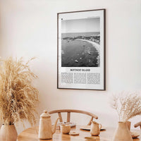 Rottnest Island Print Black and White, Rottnest Island Wall Art, Rottnest Island Poster, Rottnest Island Photo, Australia