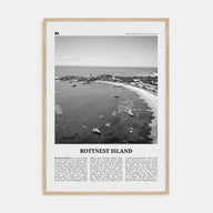 Rottnest Island Travel B&W Poster