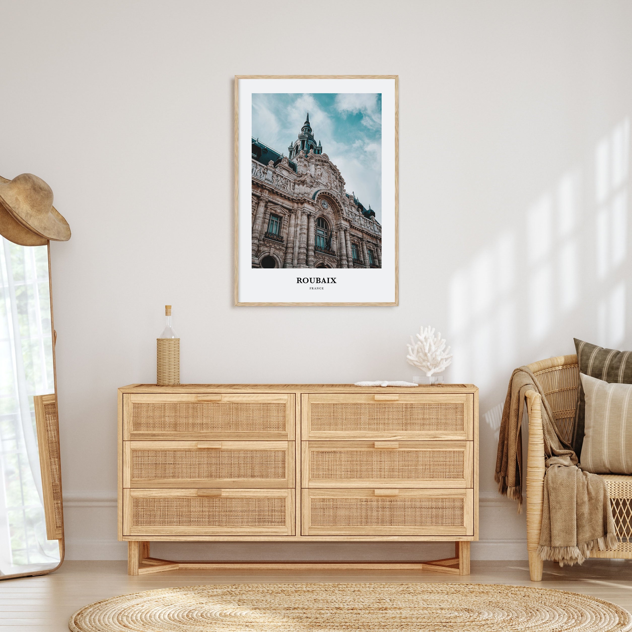 Roubaix Portrait Color Poster