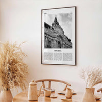 Roubaix Print Black and White, Roubaix Wall Art, Roubaix Poster, Roubaix Photo, Roubaix Wall Décor, Roubaix Map, France