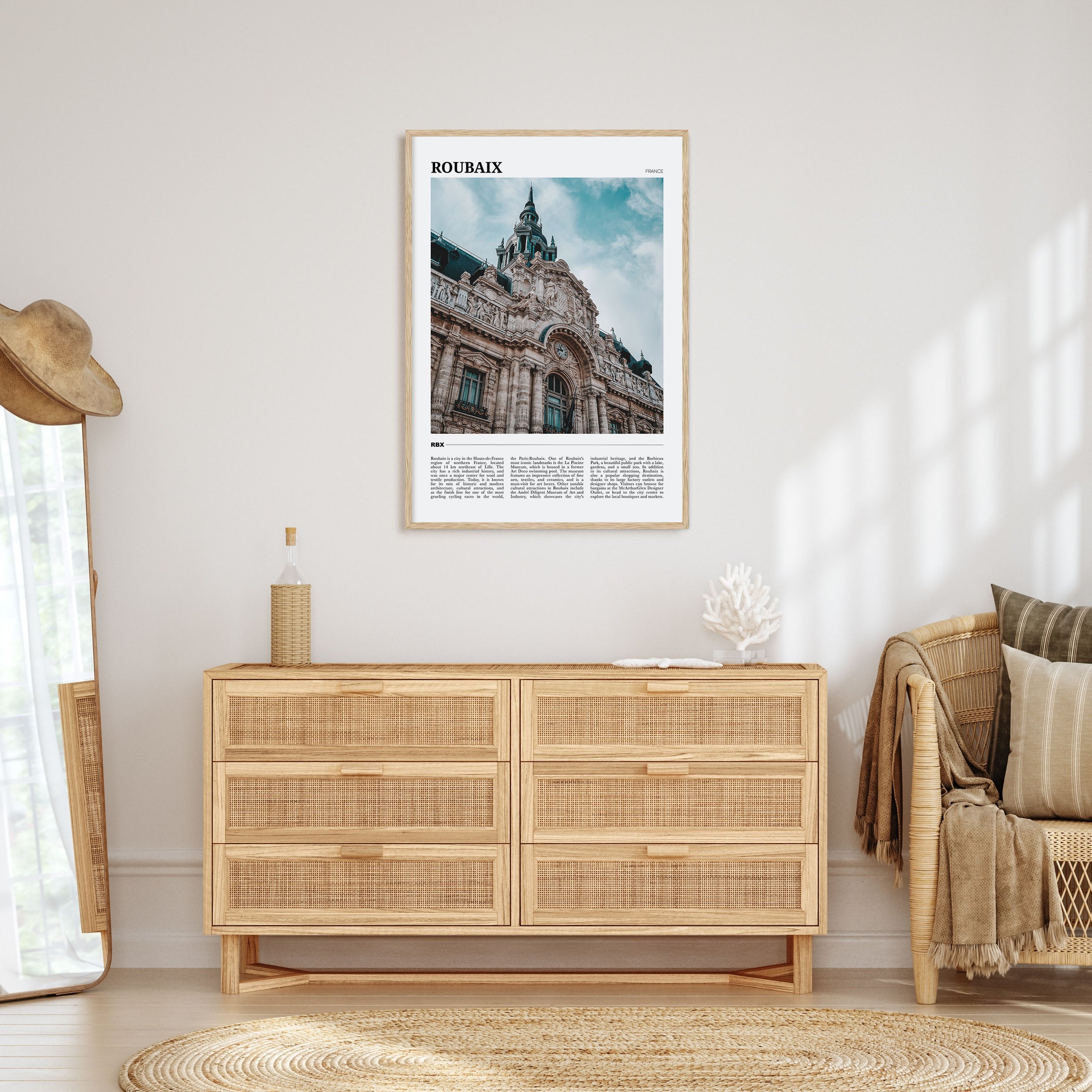Roubaix Travel Color Poster