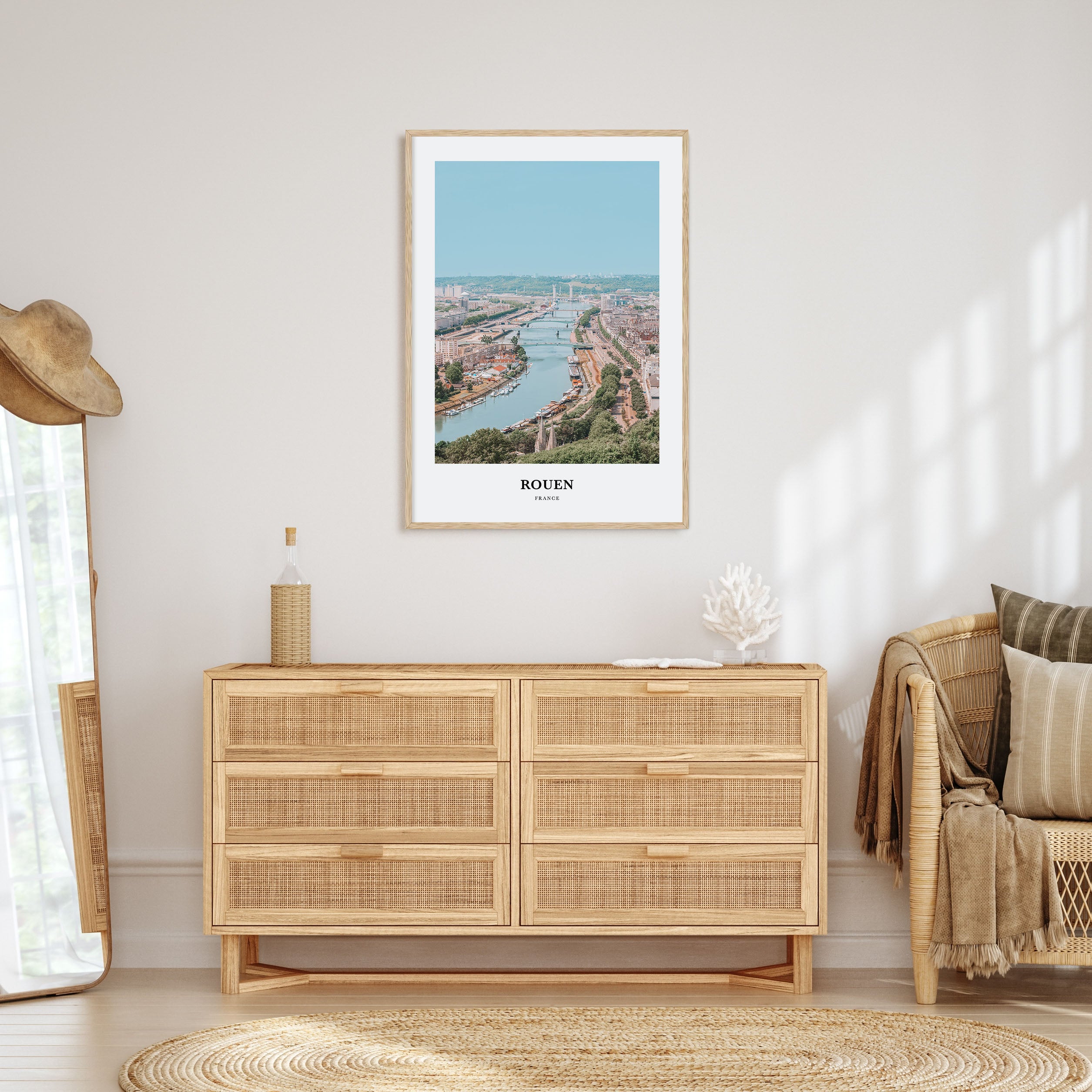 Rouen Portrait Color Poster