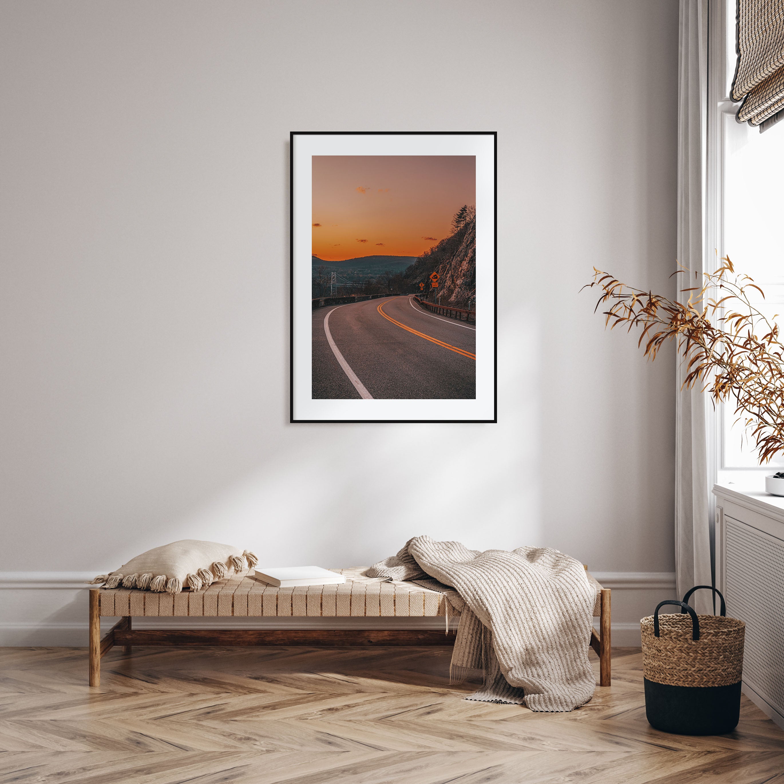 Route 202 Photo Color Poster