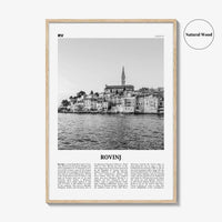 Rovinj Print Black and White, Rovinj Wall Art, Rovinj Poster, Rovinj Photo, Rovinj Wall Décor, Croatia, Hrvatska, Travel Poster Print