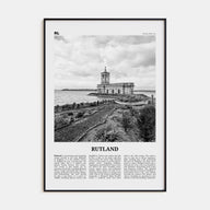 Rutland Travel B&W Poster