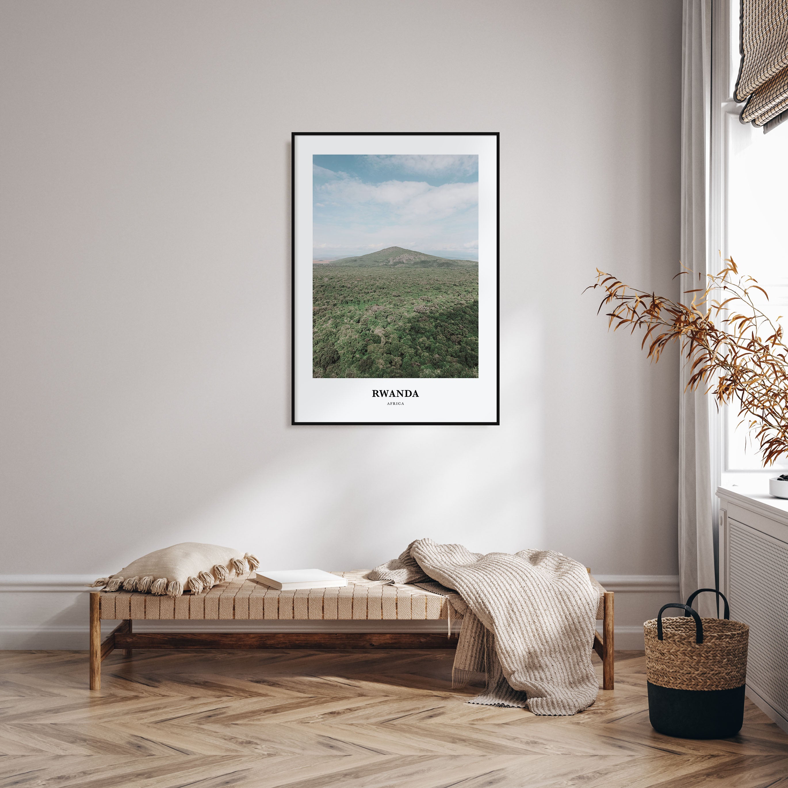 Rwanda Portrait Color Poster