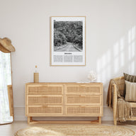 Rwanda Travel B&W Poster