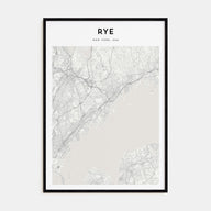 Rye Map Portrait Poster